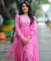 Cotton Kurta Set with Textured Dupatta for Women Elegant Everyday Ethnic Wear