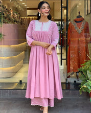Gulbahar Cotton Flare Set