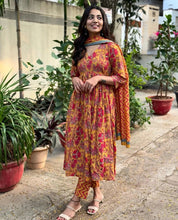 Sunlit Spice Viscose Suit Set