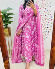 Gulroz Blossom Angrakha Anarkali Set