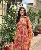 Sunlit Spice Viscose Suit Set