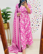 Gulroz Blossom Angrakha Anarkali Set
