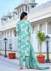 Noor Cotton Straight Suit