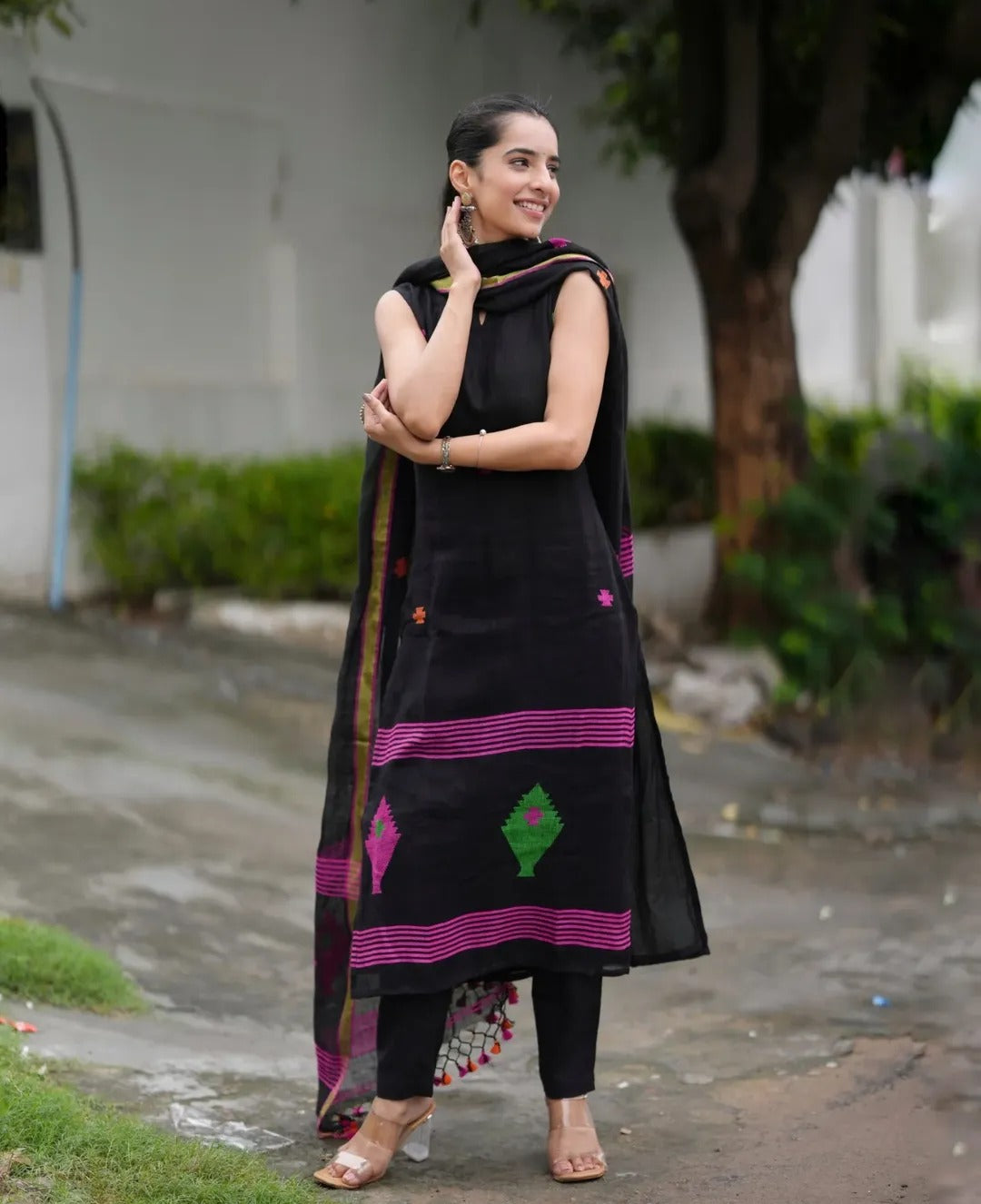 Black Color GOWN