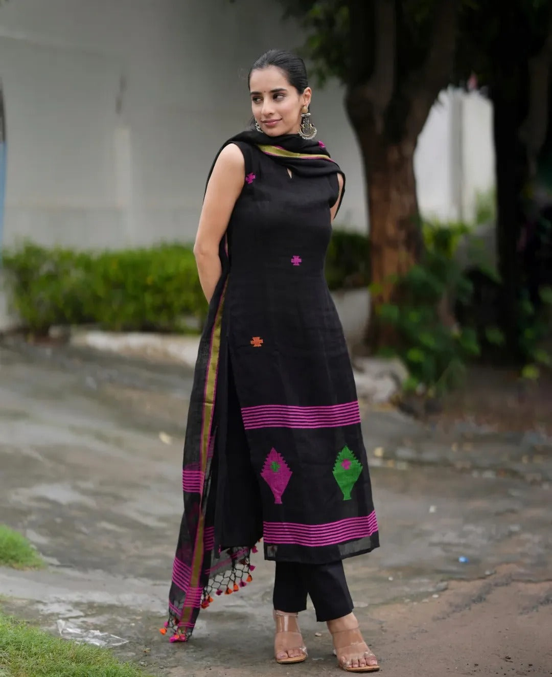 Black Color GOWN