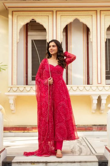 Beautiful Dhani Red Suit Set – Best One Piece