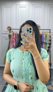 Phool (Mul Chanderi-Sea Green)
