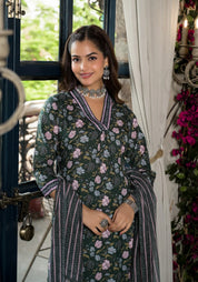 Midnight Garden Pure Viscose Suit Set