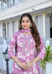 Aafreen Cotton Straight Suit Set