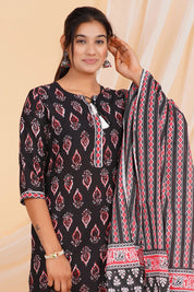 Blossom Noir Viscose Rayon Set