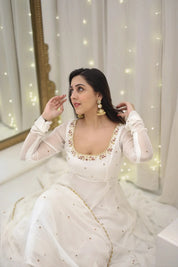 Apsara White Suit Set Women Minimal Ethnic Wear