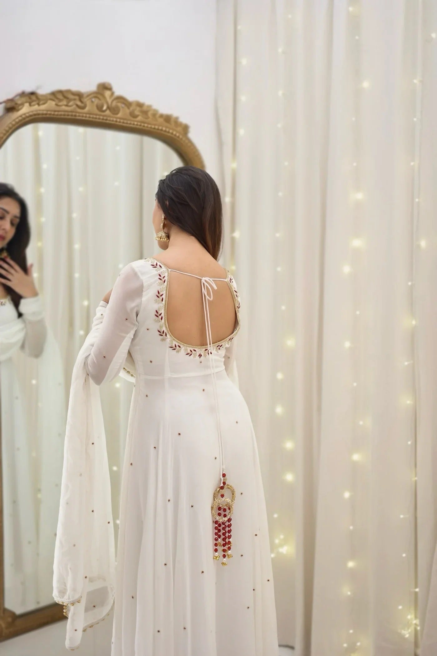 Apsara White Suit Set Women Minimal Ethnic Wear