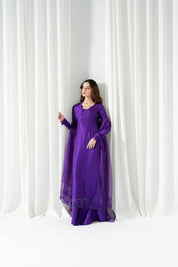 Deep Purple Farshi Shalwar