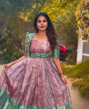 Anidhi Multi Color Elegant Traditional Wear Gown for Women