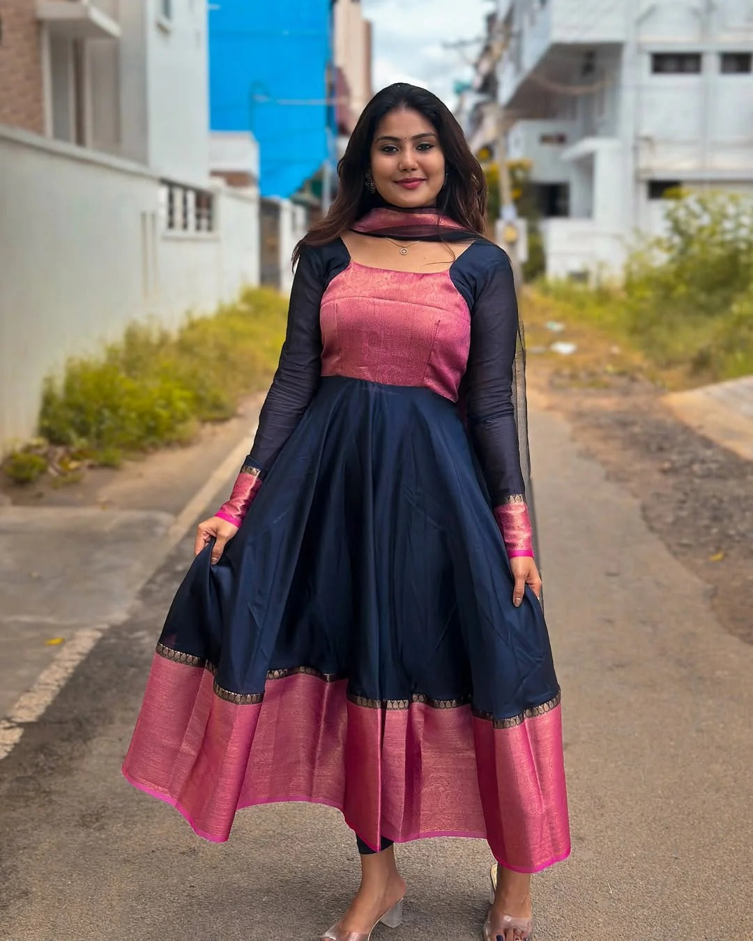 Madhurima Woven Inspired Best Design Kurta Set