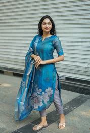 Shrungar-Blue Color Kurti For Girls
