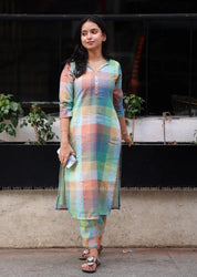 Boho Blocks Top and Pant Set