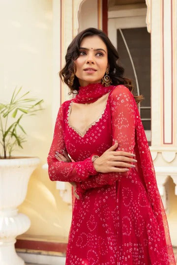 Beautiful Dhani Red Suit Set – Best One Piece