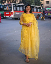Yellow Organza GOWN Regular price