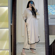 A Stylish Traditional Outfit – Summer Ethnic Cotton Suit