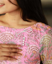 Blooming flowers of beauty in this one floral GOWN