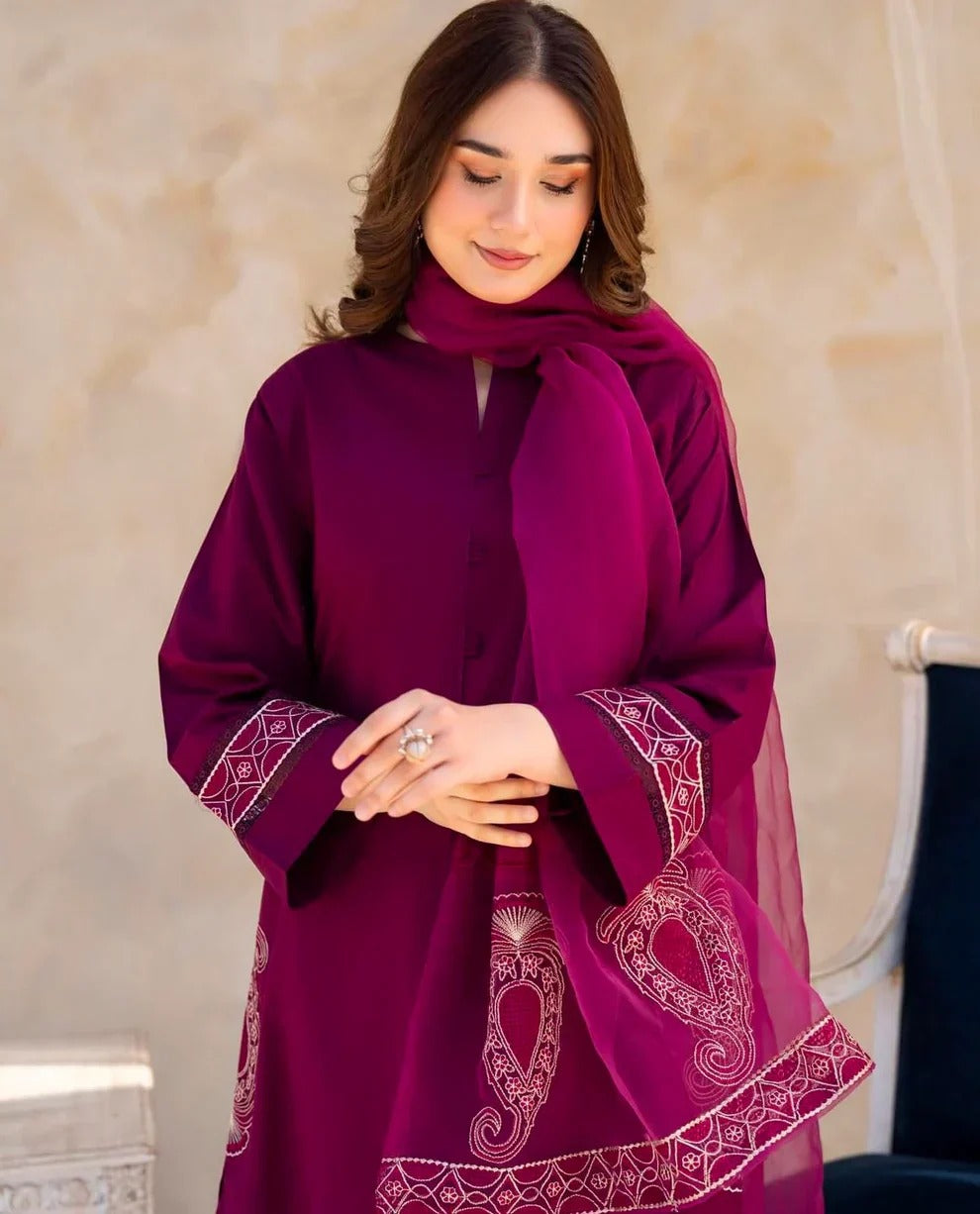 Calico 3pc – Kurta Set with Dupatta for Women