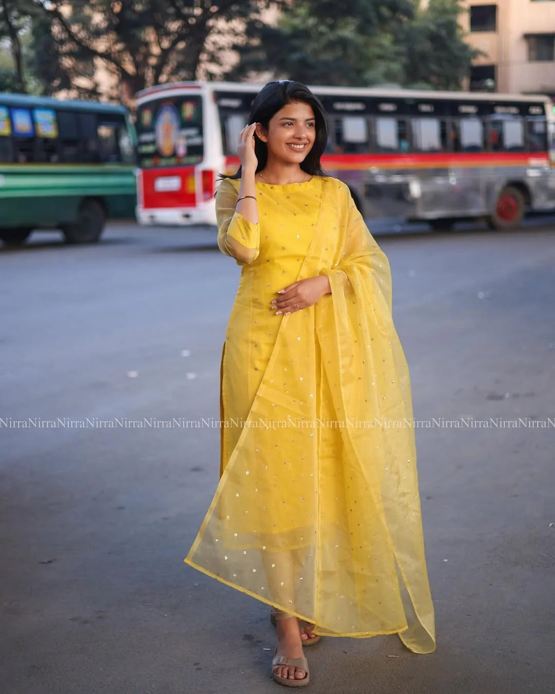 Yellow Organza GOWN Regular price