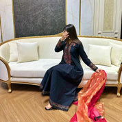 Multi Black Embroidered 3PC – Ethnic Wear for Women