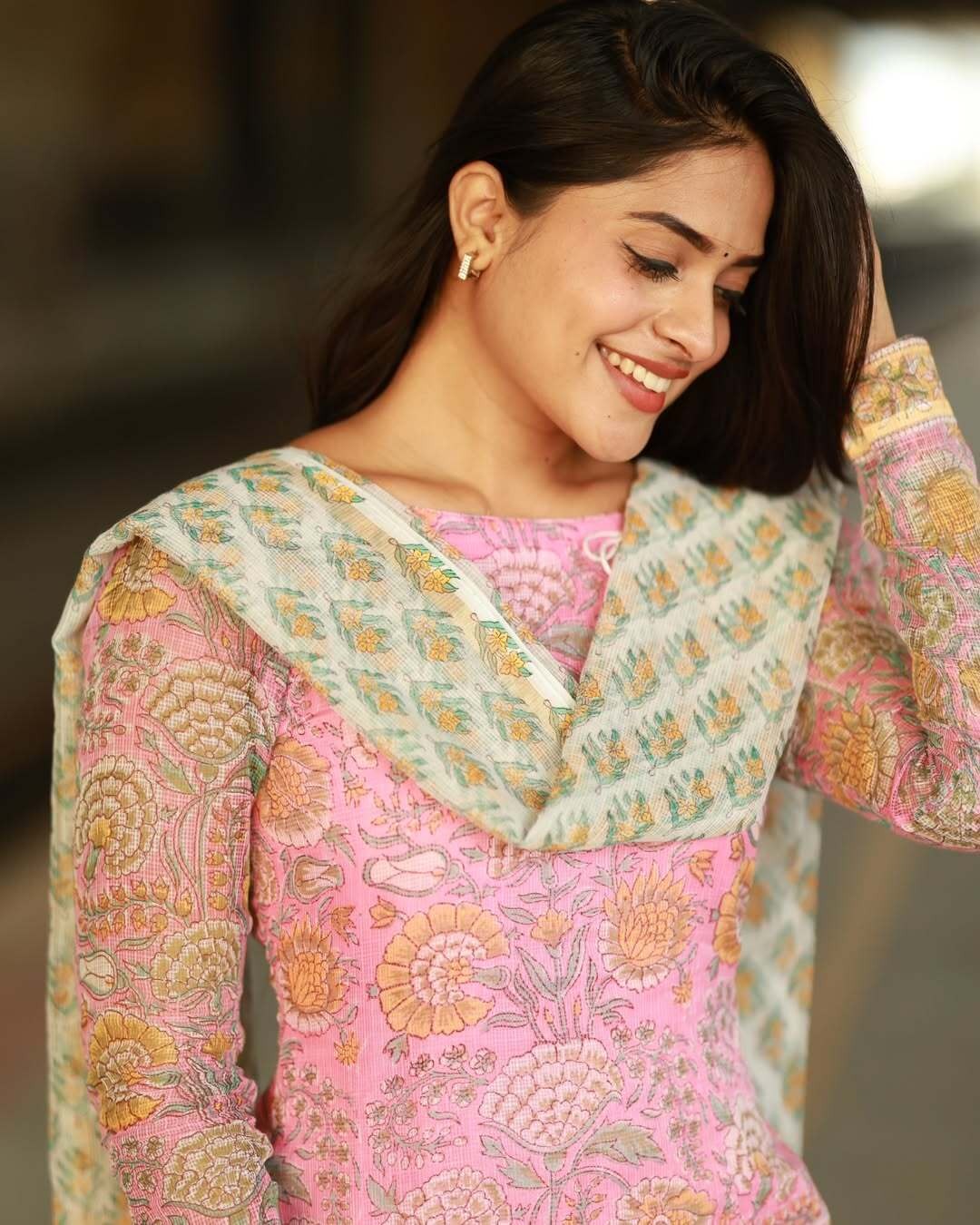 Blooming flowers of beauty in this one floral GOWN