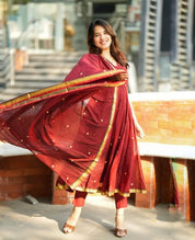 Designer Kurta Set with Dupatta for Women Traditional Festive Wear