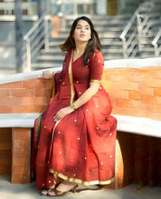 Designer Kurta Set with Dupatta for Women Traditional Festive Wear