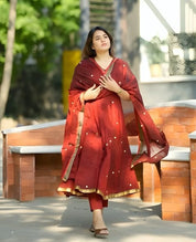 Designer Kurta Set with Dupatta for Women Traditional Festive Wear