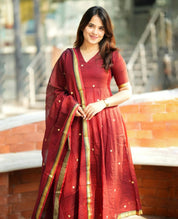 Designer Kurta Set with Dupatta for Women Traditional Festive Wear