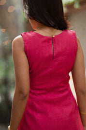 Pink Designer Co-Ord Set for Women Elegant Flared Ethnic Outfit