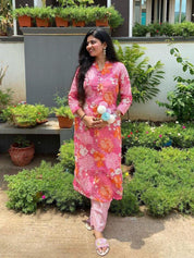 Hand Work sky blue Color Silk Jardoshi Work gown for girls