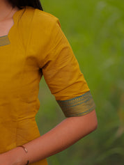 Mustard Yellow Kurta Set with Teal Dupatta for Women Elegant Traditional Ethnic Wear