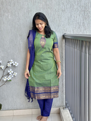 Orchid Bloom Kurta Set for Women  Floral Printed Ethnic Wear