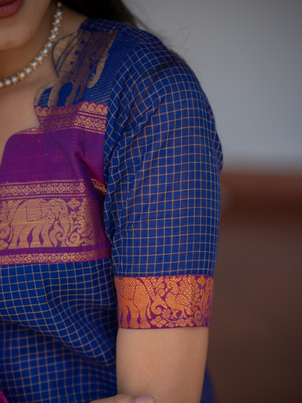 Royal Indigo Kurta Set for Women Traditional Ethnic Suit with Dupatta