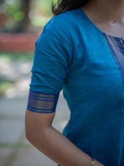 Royal Blue Kurta Set with Matching Dupatta for Women Elegant Ethnic Wear