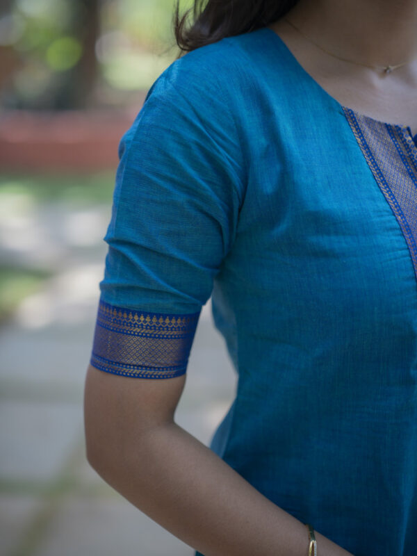 Royal Blue Kurta Set with Matching Dupatta for Women Elegant Ethnic Wear