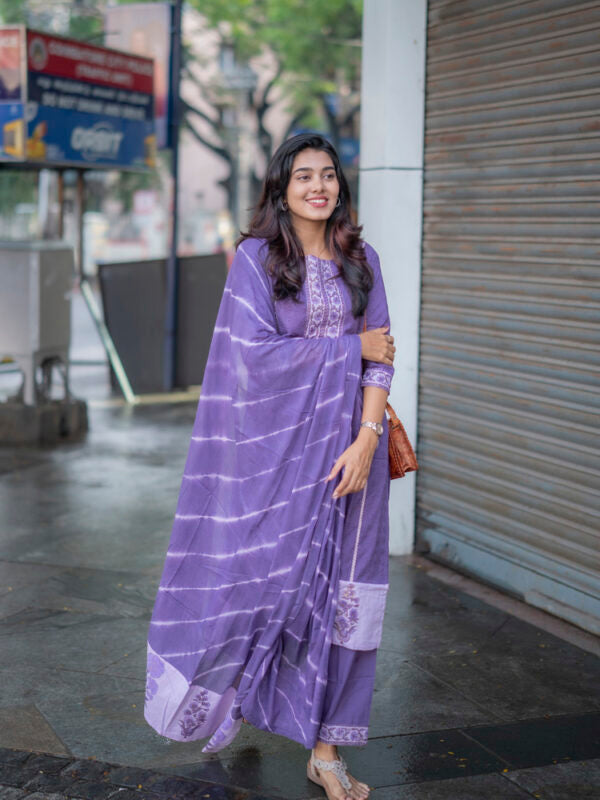 Red Color Rayon cotton Silk Designer Gown Collection