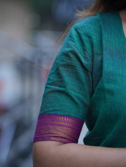 Teal Green Kurta Set with Pink Dupatta for Women Festive Ethnic Wear